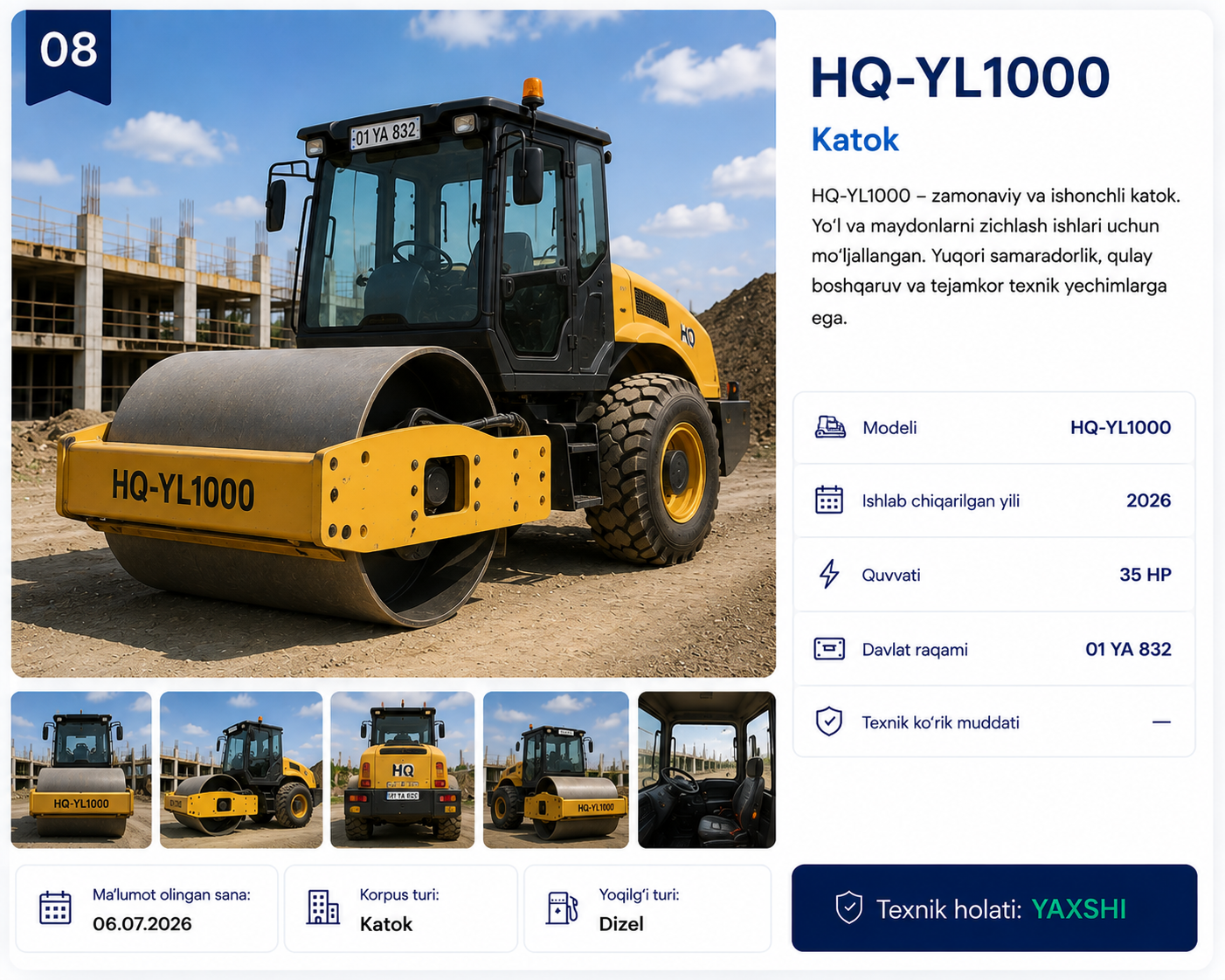 HQ-YL1000 — EMAAR HOUSE texnika parki